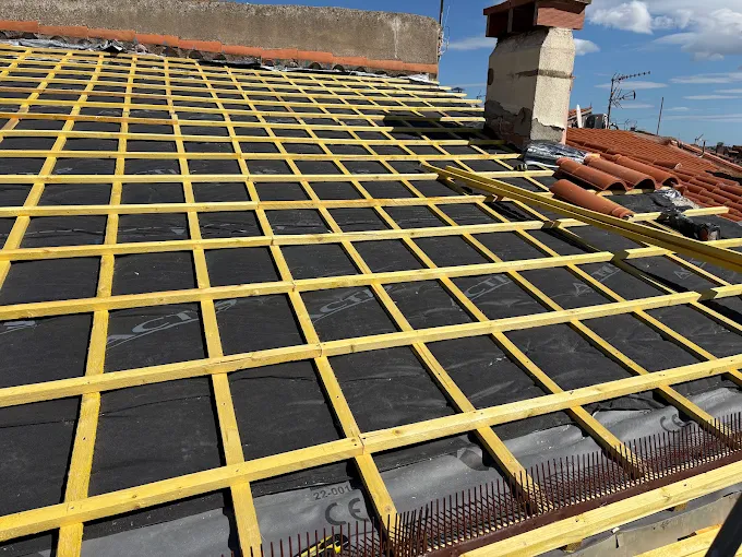 Travaux de charpente · Canet-en-Roussillon
