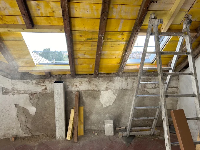 Travaux de charpente · Le Soler