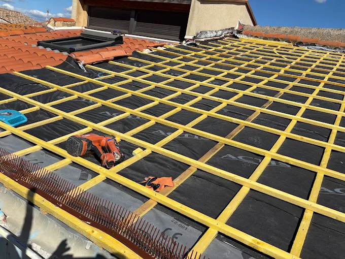 Travaux de couverture · Rivesaltes