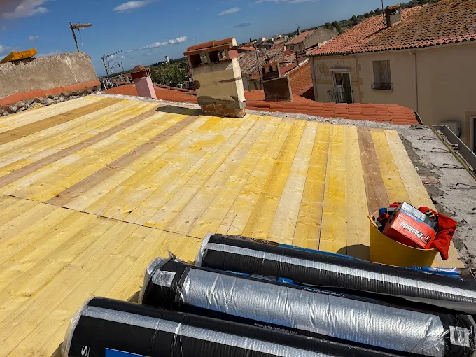 Travaux de couverture · Rivesaltes