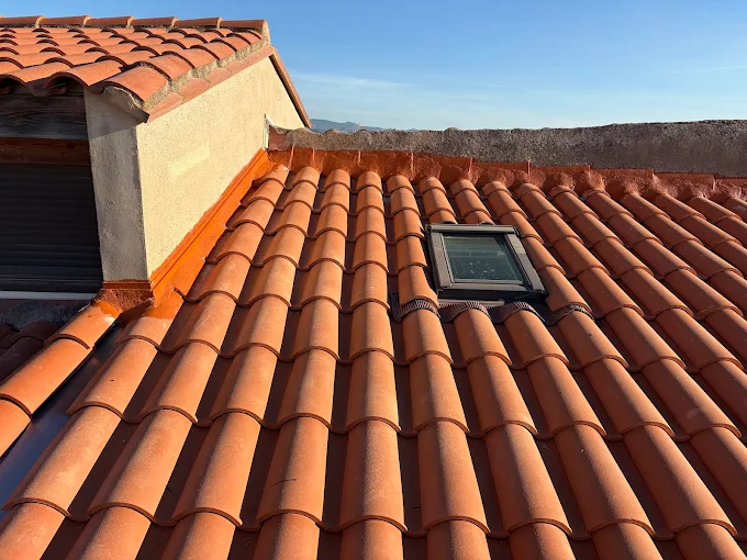 Travaux de couverture · Saint-Estève